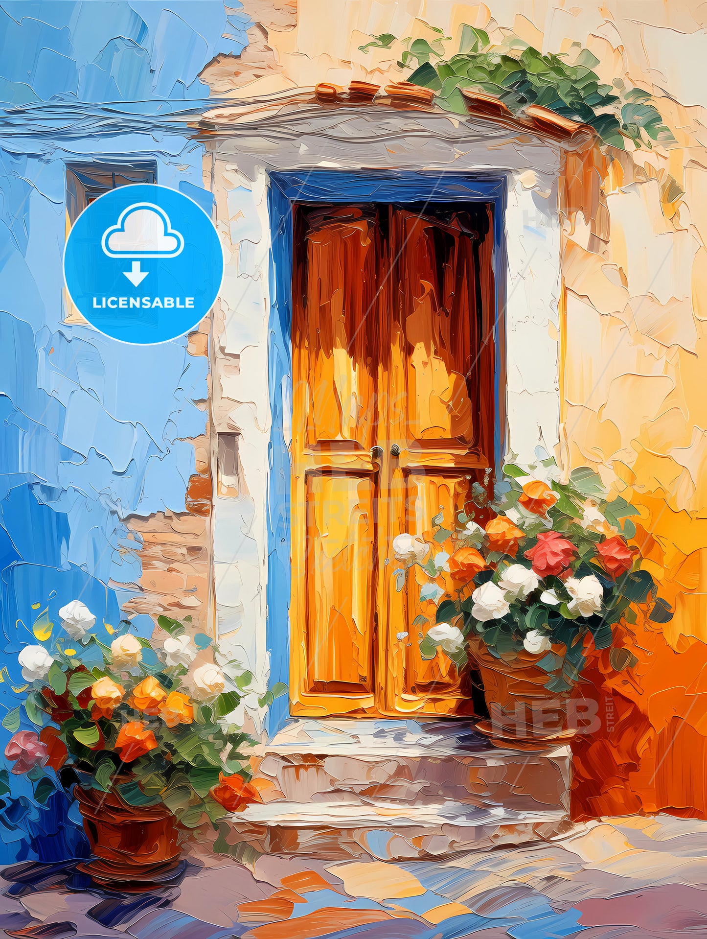 Different door from Tuscany Italy