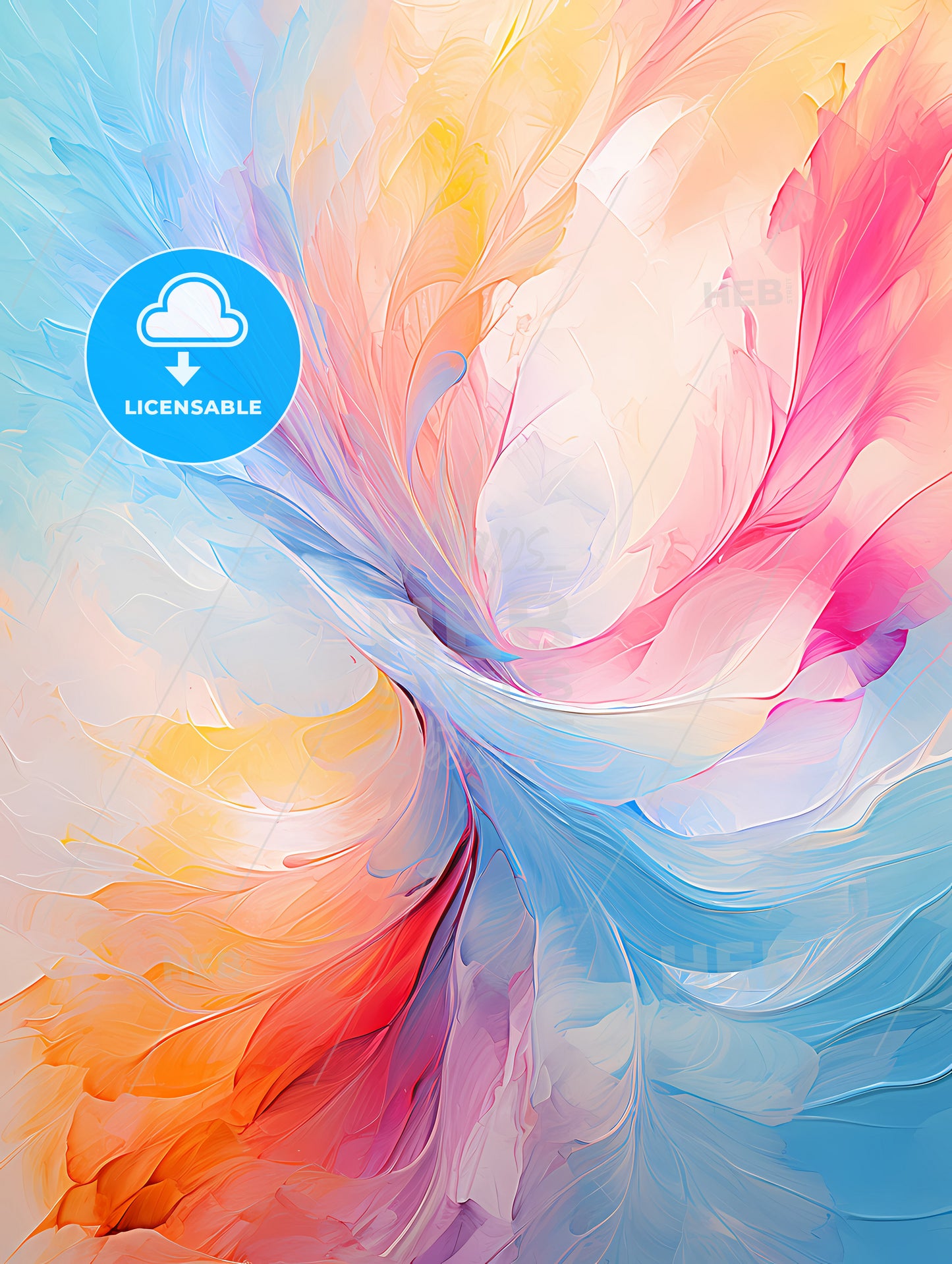 Digital abstract Art colorful abstract background