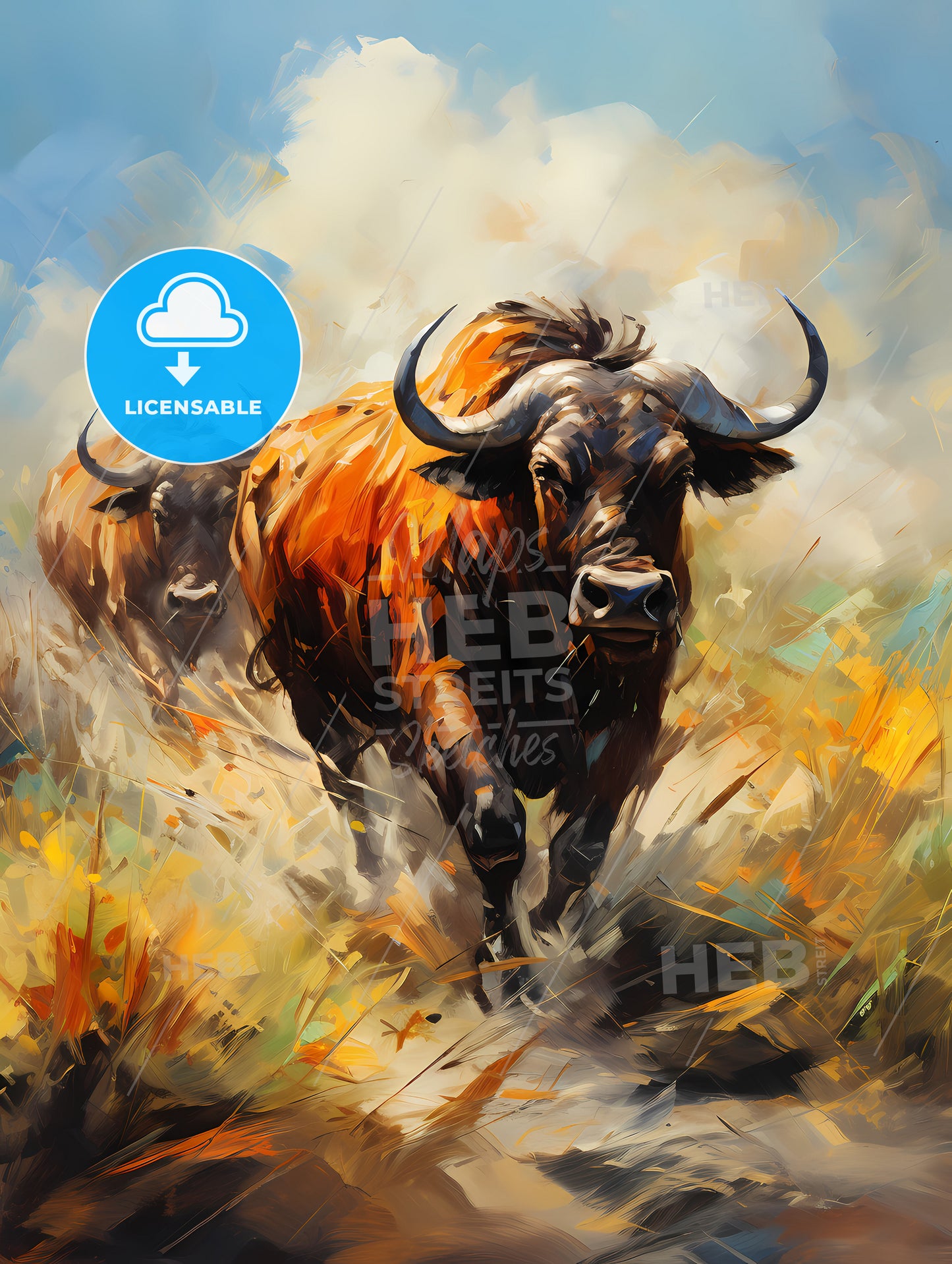 gnu migration on the Serengeti