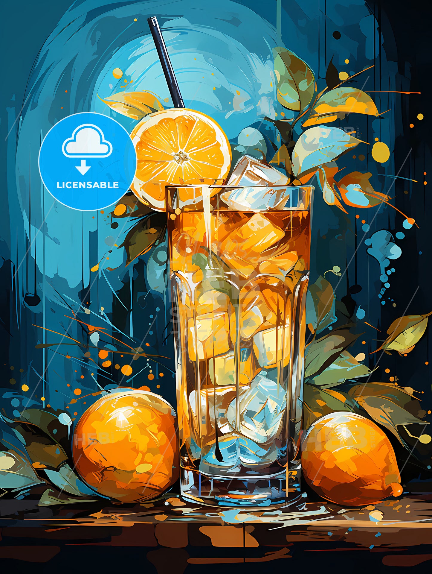 Harvey Wallbanger cocktail