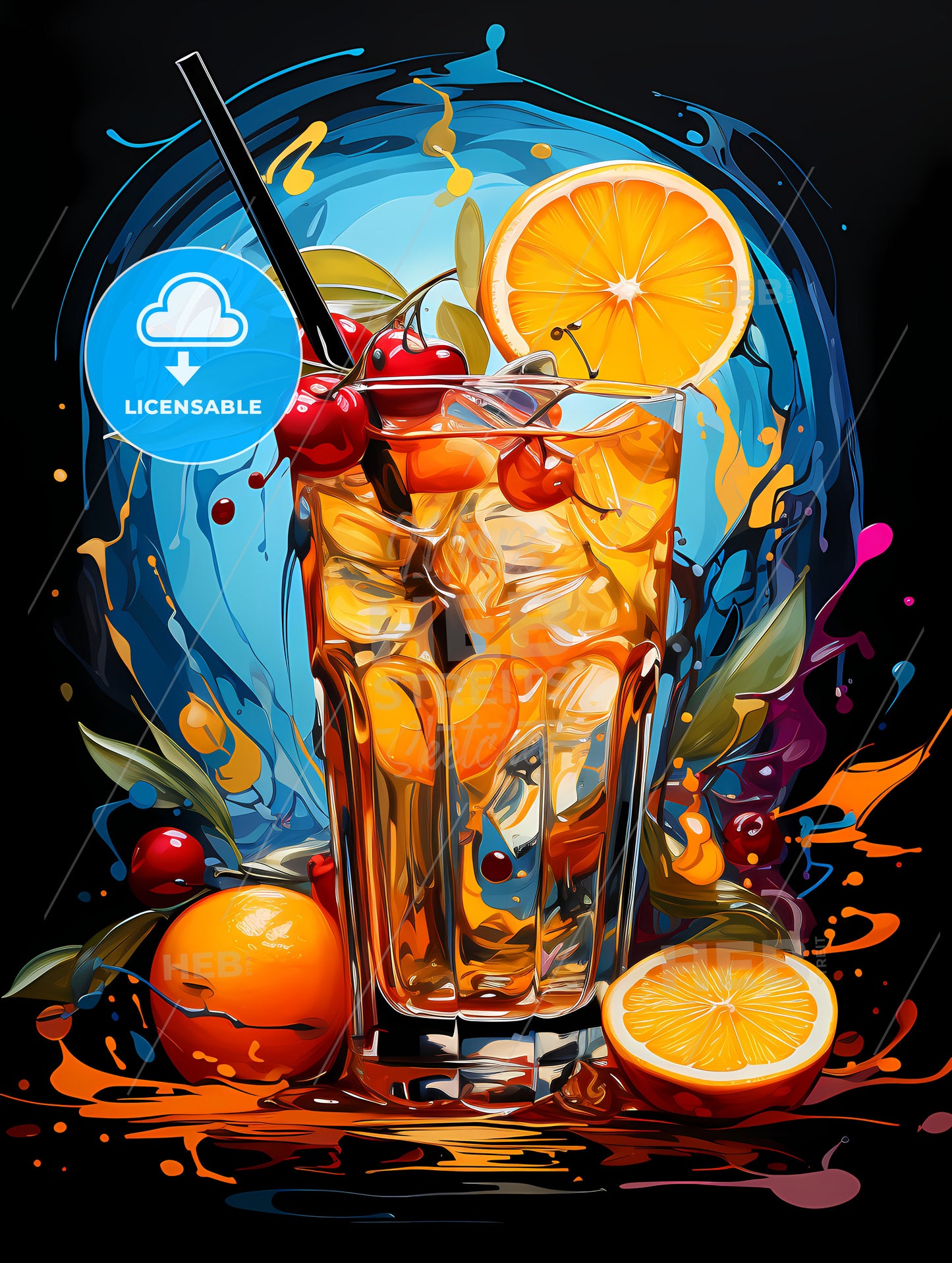 Harvey Wallbanger cocktail