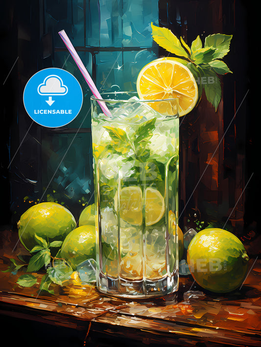 Mojito is a traditional Cuban punch