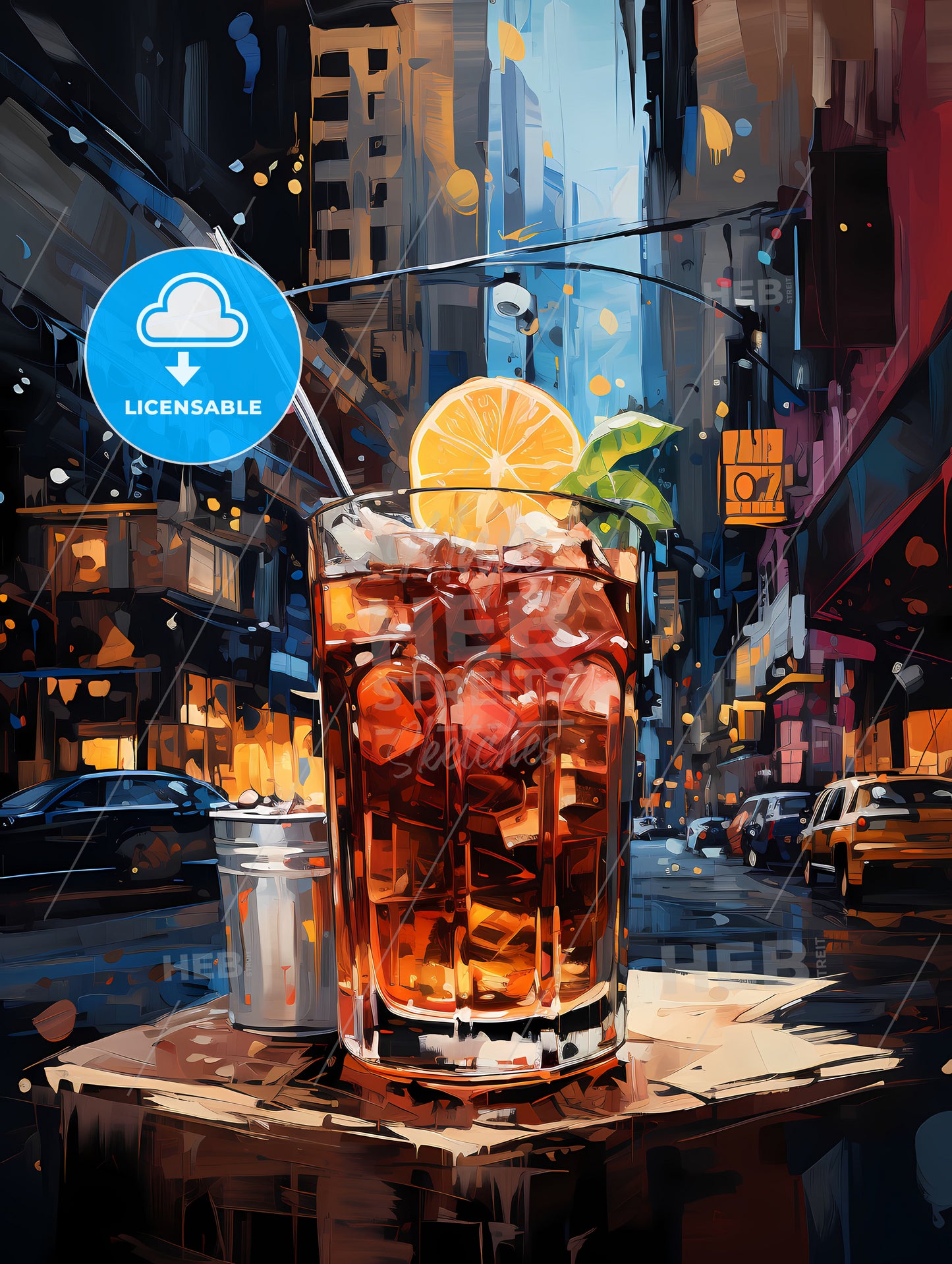 New York Sour cocktail