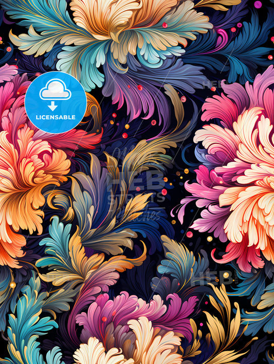 Retro 80s seamless pattern