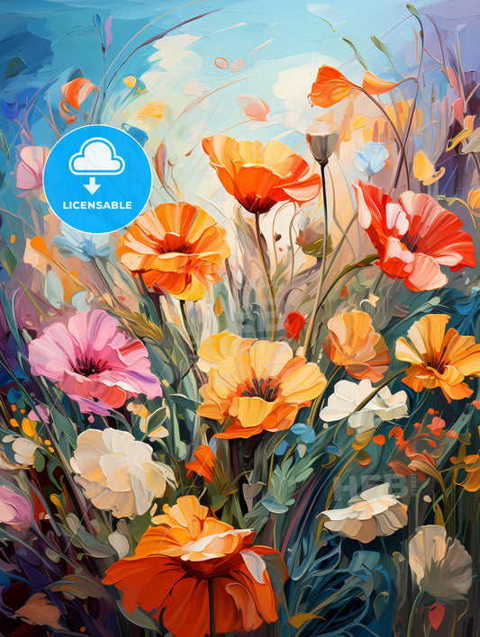 Some flowers in the garden