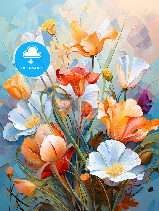 Some flowers in the garden