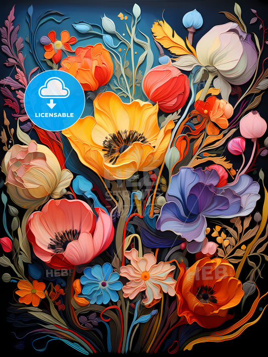 Some flowers in the garden