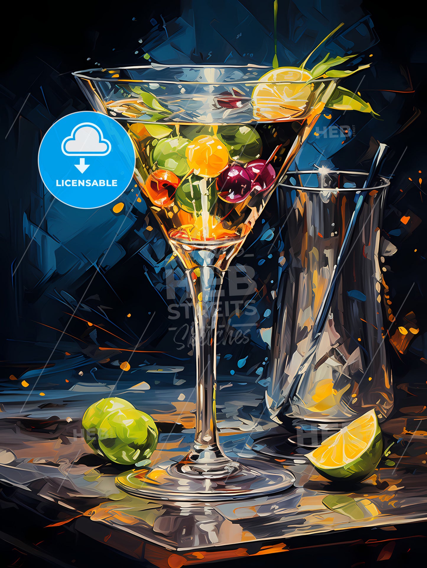The martini is a cocktail made with gin and vermouth
