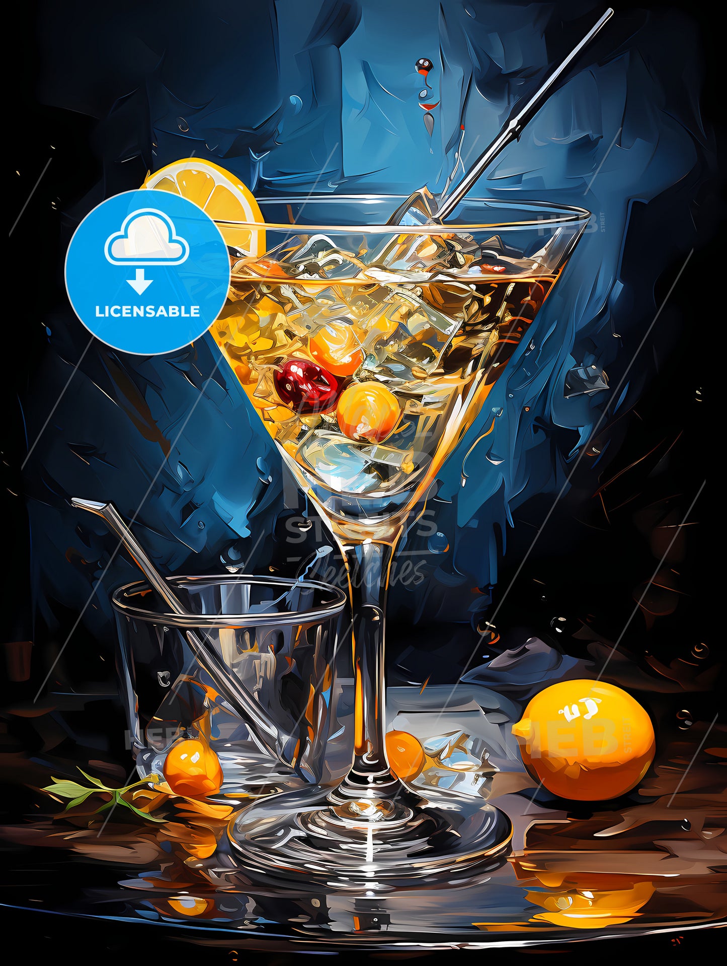 The martini is a cocktail made with gin and vermouth