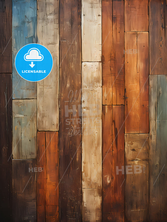 The Old brown wooden wall