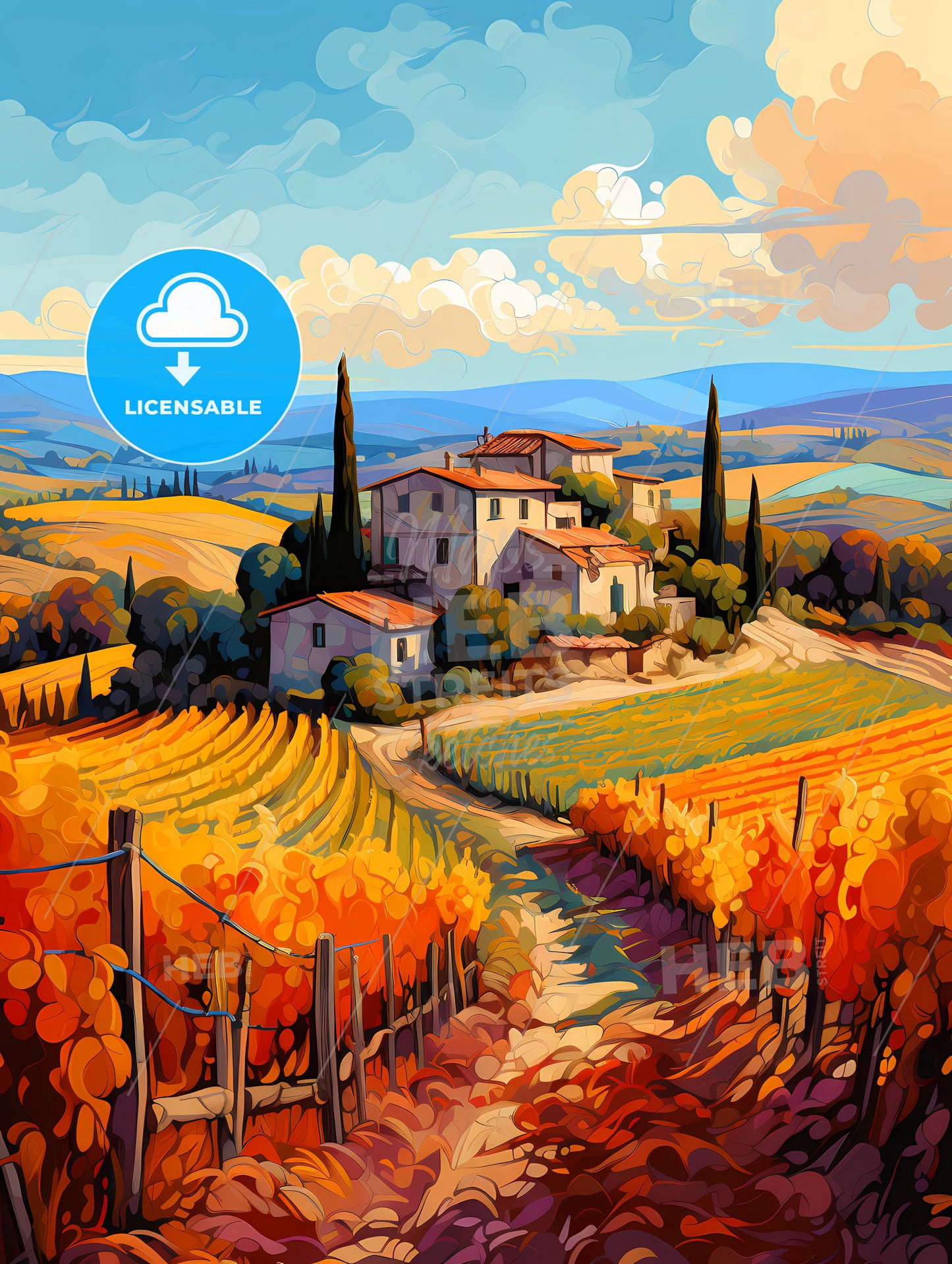 Typical tuscan Farmhouse