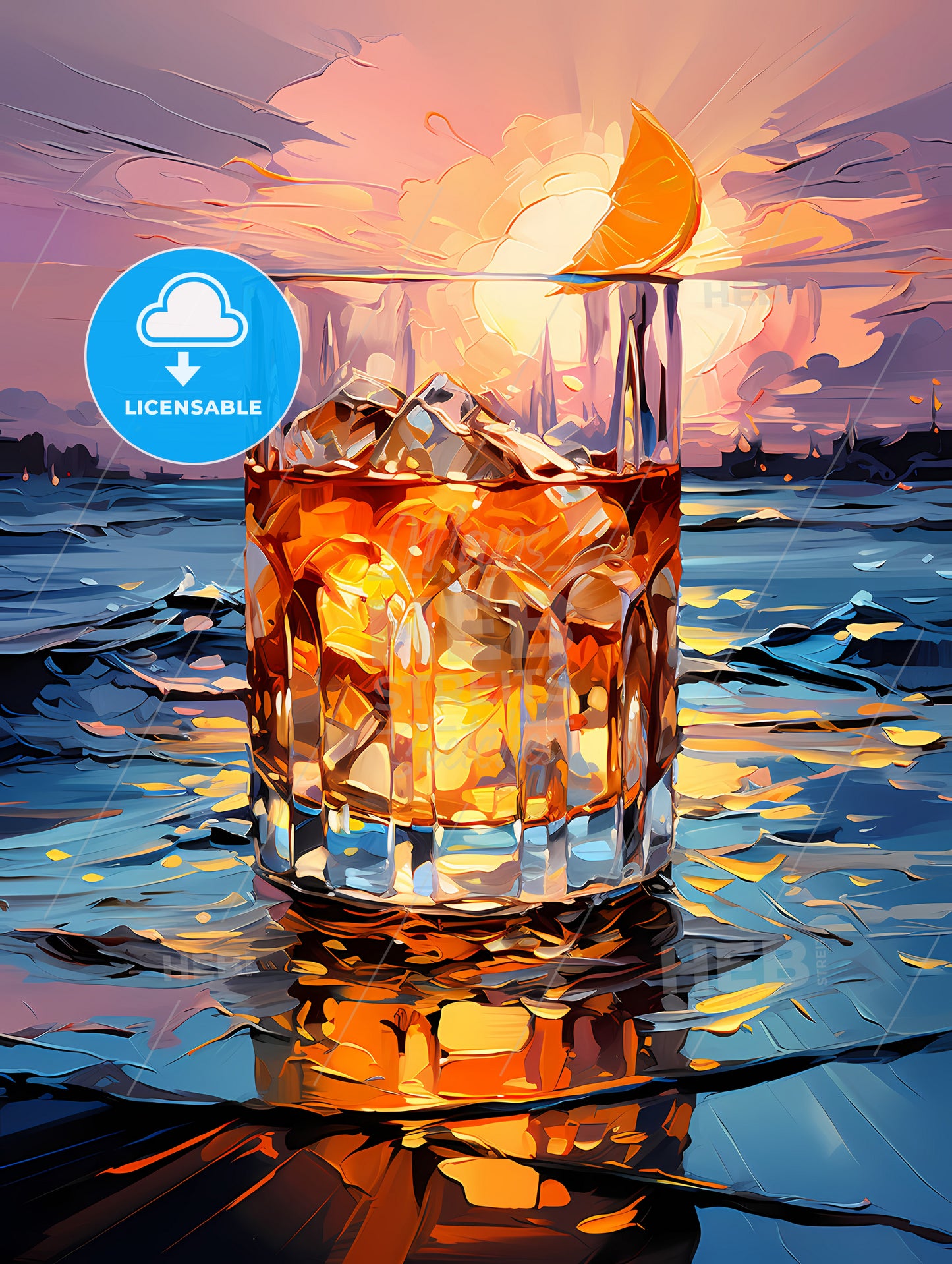 vibrant Vodka Sunrise