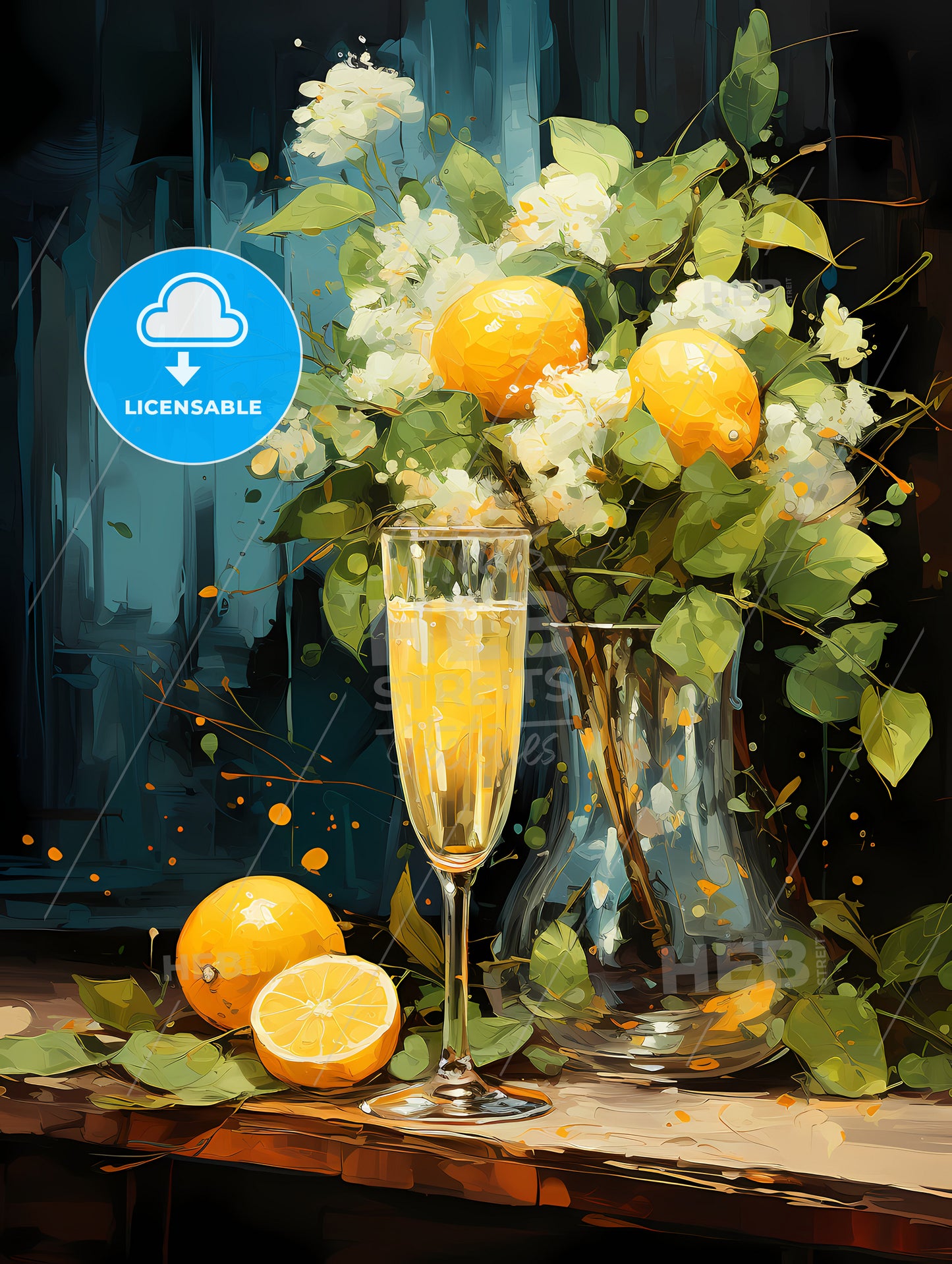 The French 77 cocktail is a bubbly mix