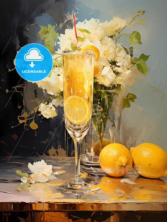 The French 77 cocktail is a bubbly mix