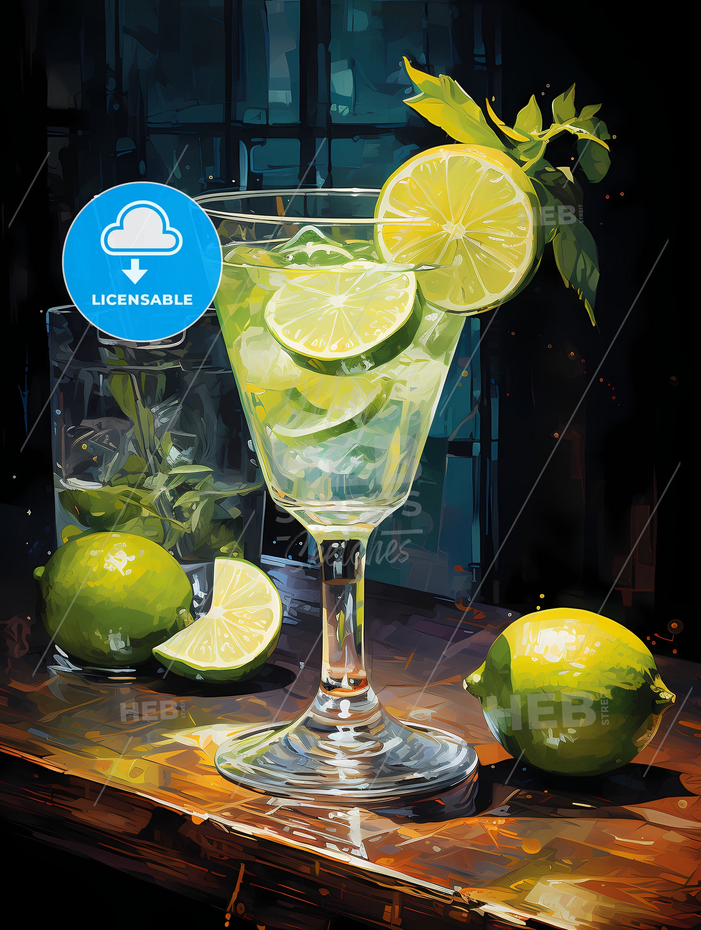 The gin gimlet is a classic cocktail