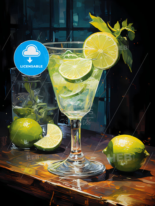 The gin gimlet is a classic cocktail