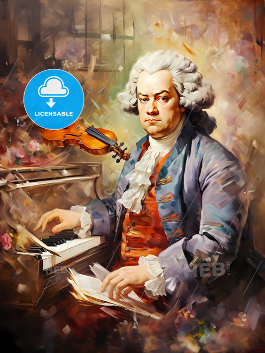 Johann Sebastian Bach German well known composer
