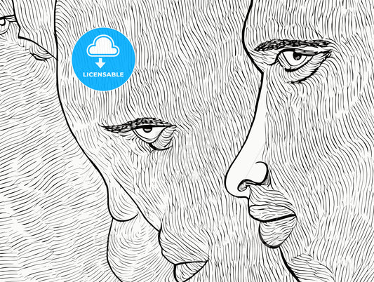 close up men for an advertisement