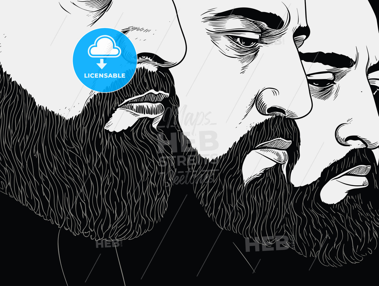 close up men for an advertisement