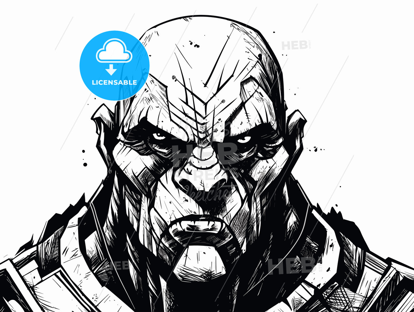 portrait of a golem.