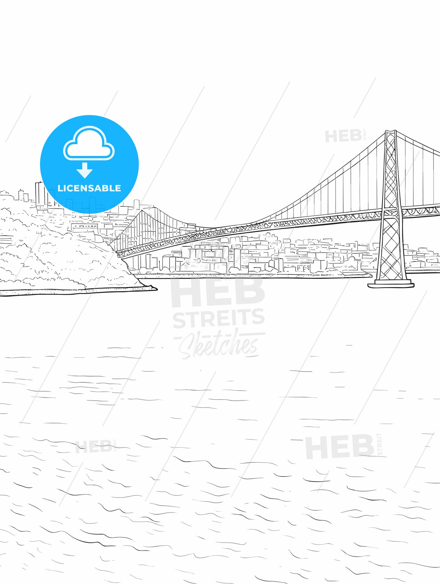 Porto Portugal waterline and skyline