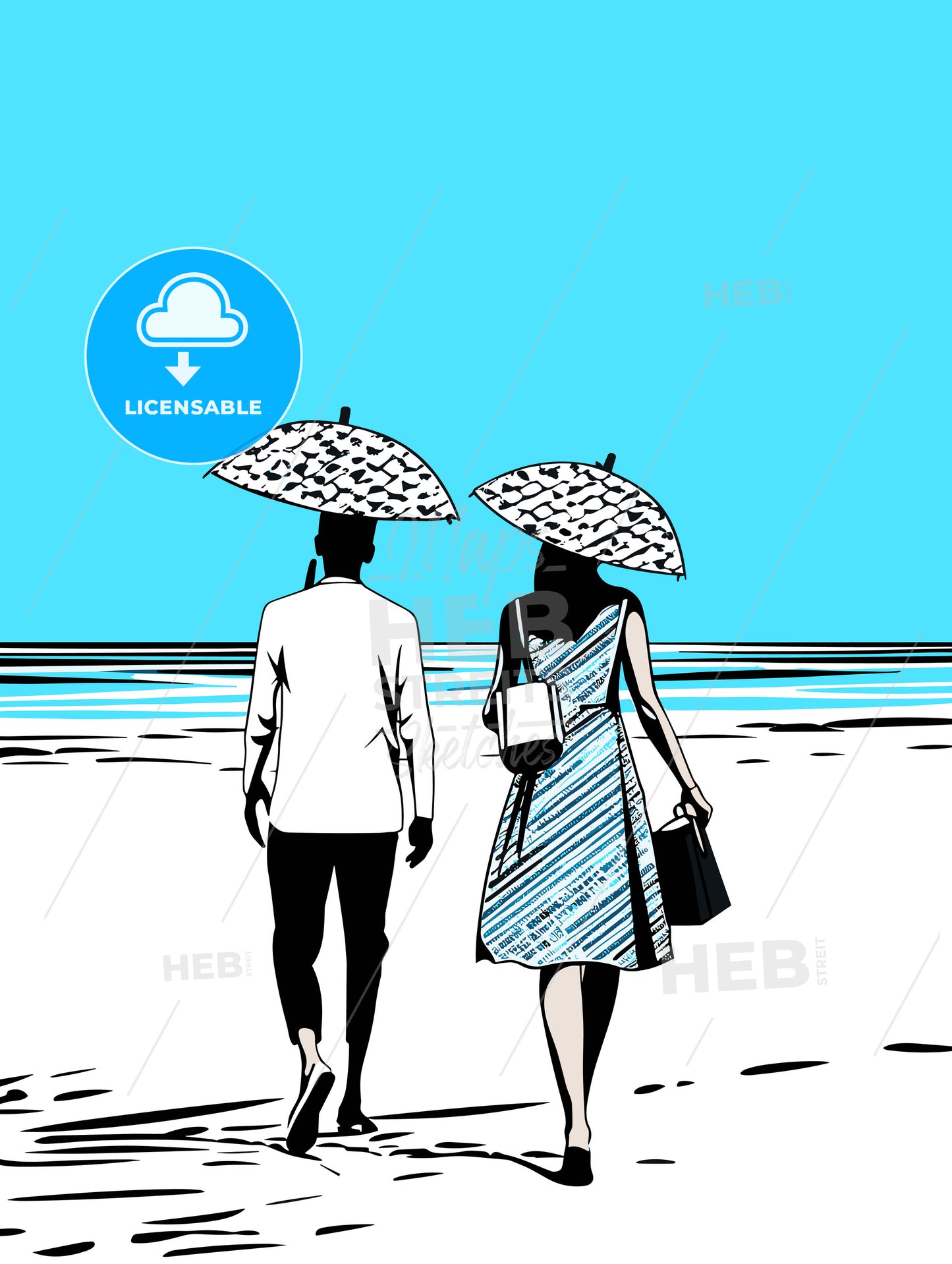 Beach holidays for romantic young couple