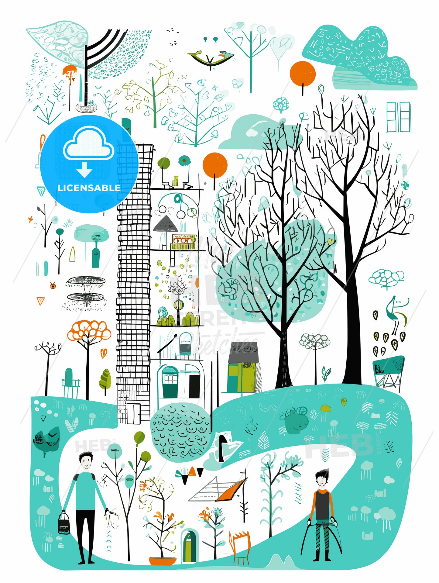 City life in Amsterdam