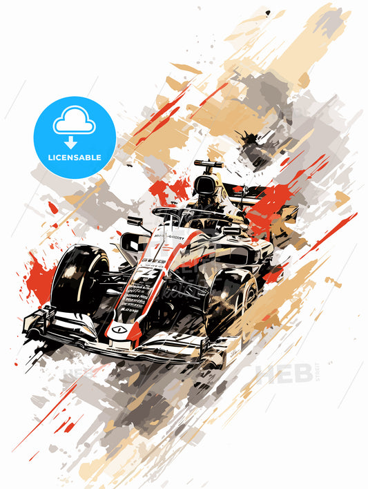Formula 1 race poster