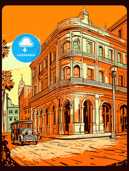 Havana Cuba vintage advertising poster