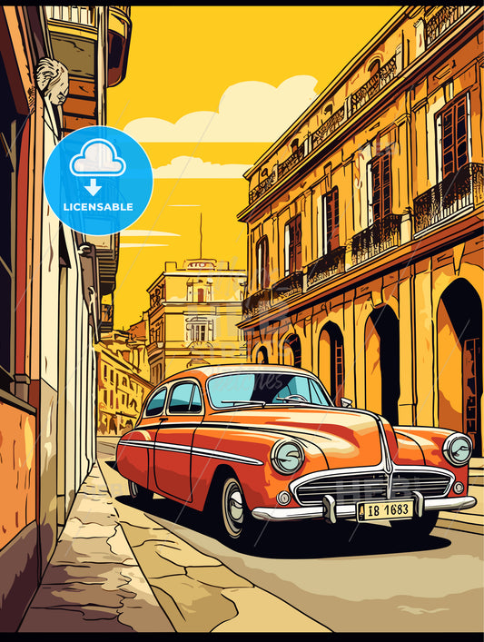 Havana Cuba vintage advertising poster