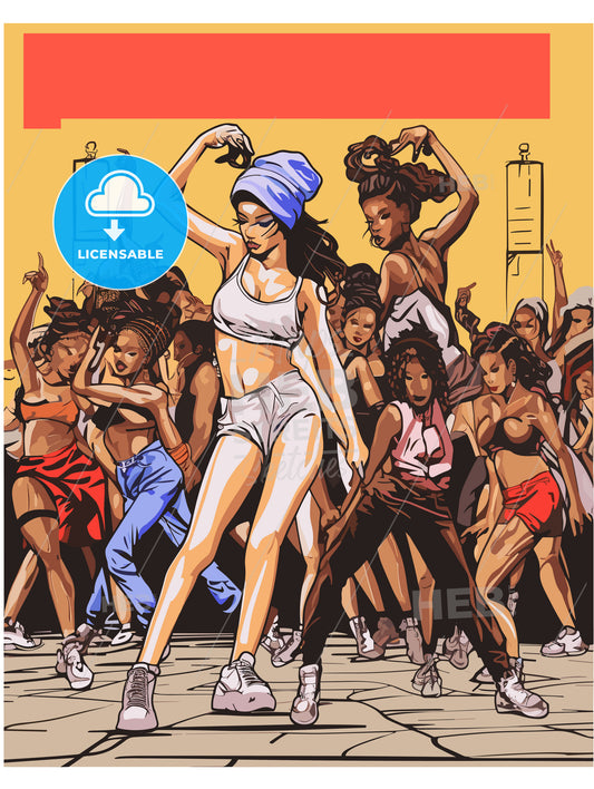 Hip hop dance academy poster