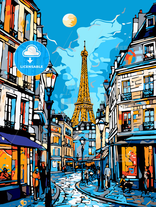 Paris France great advertising poster