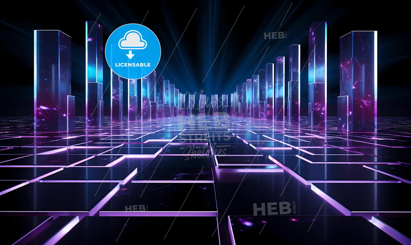 A Room With Many Rectangular Objects