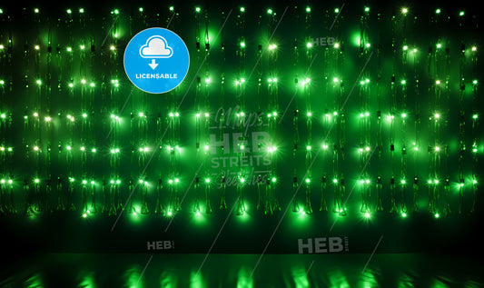 A Group Of Green Lights