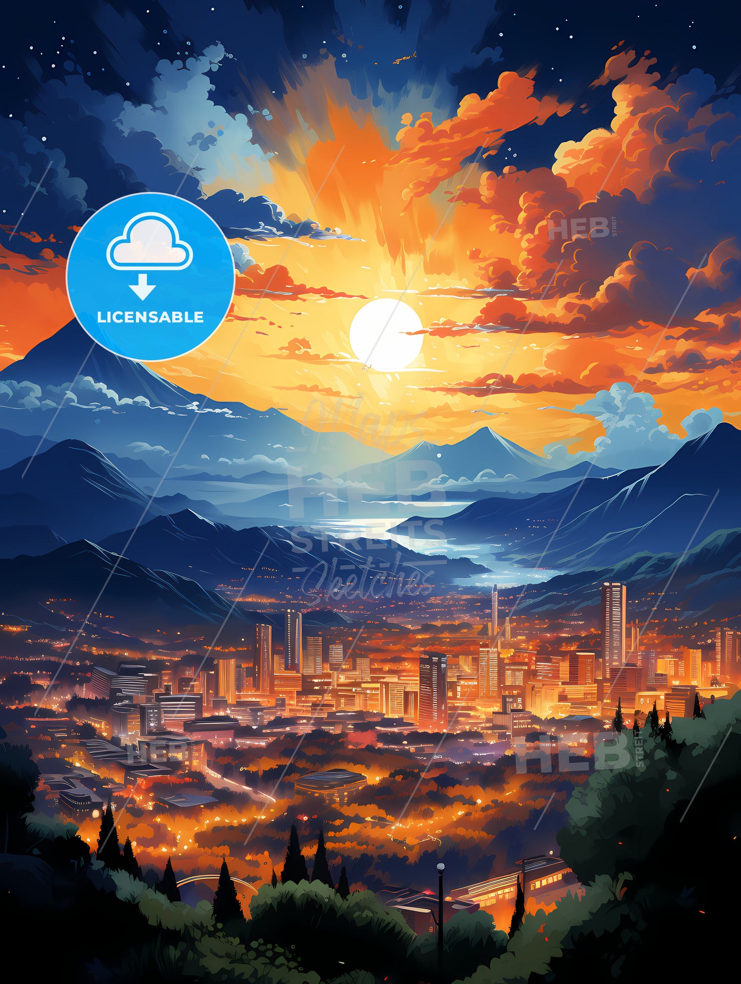 A City In The Mountains