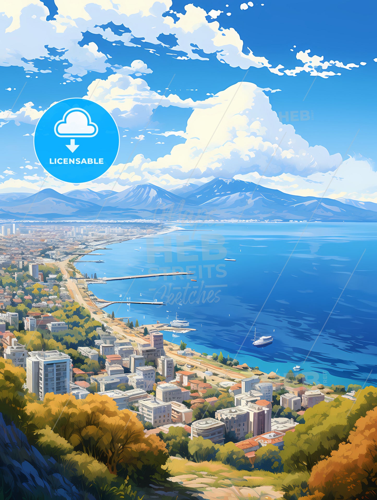 A City Next To The Water