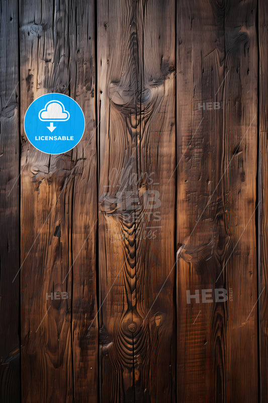 A Wood Planks With Knots