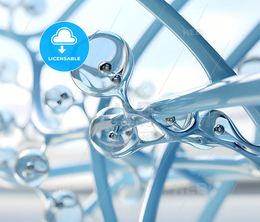 A Close Up Of A Glass Object