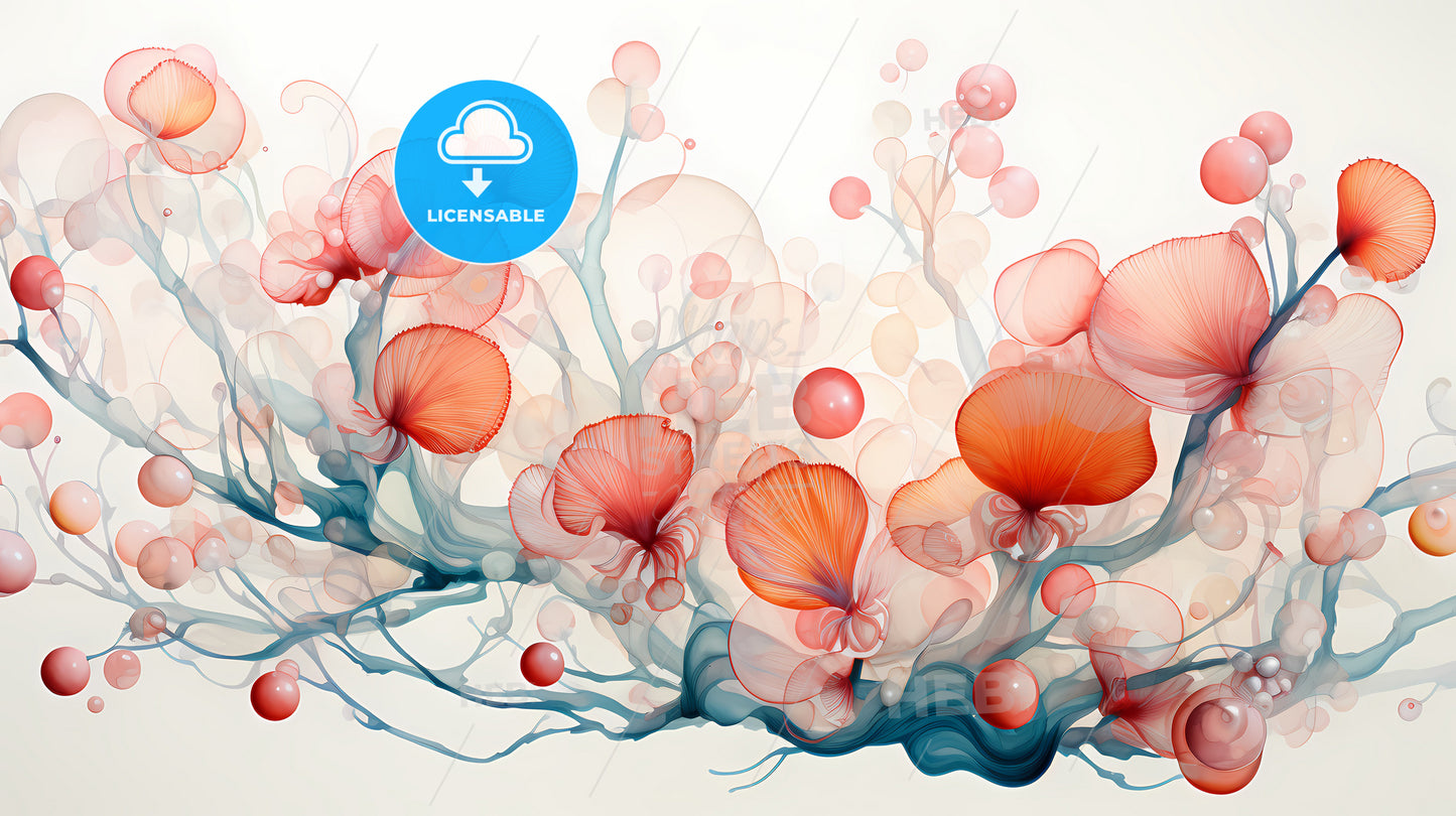 A Close Up Of A Painting