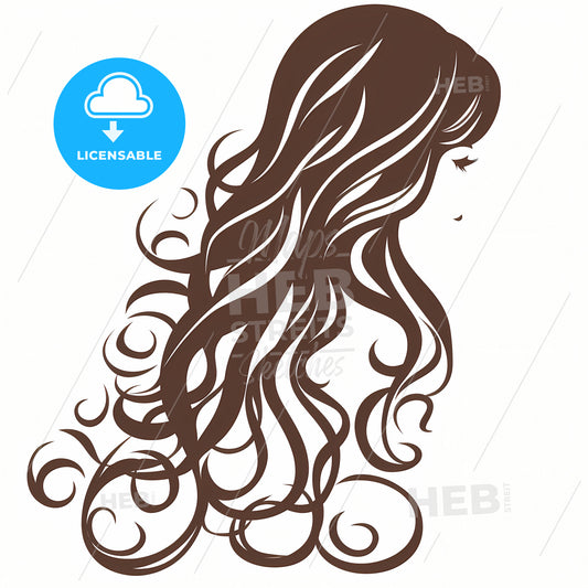 A Drawing Of A Woman's Face