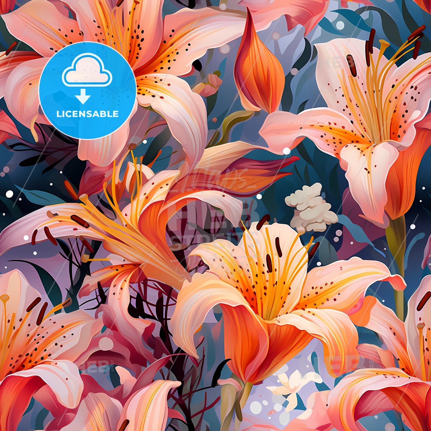 A Close Up Of Flowers