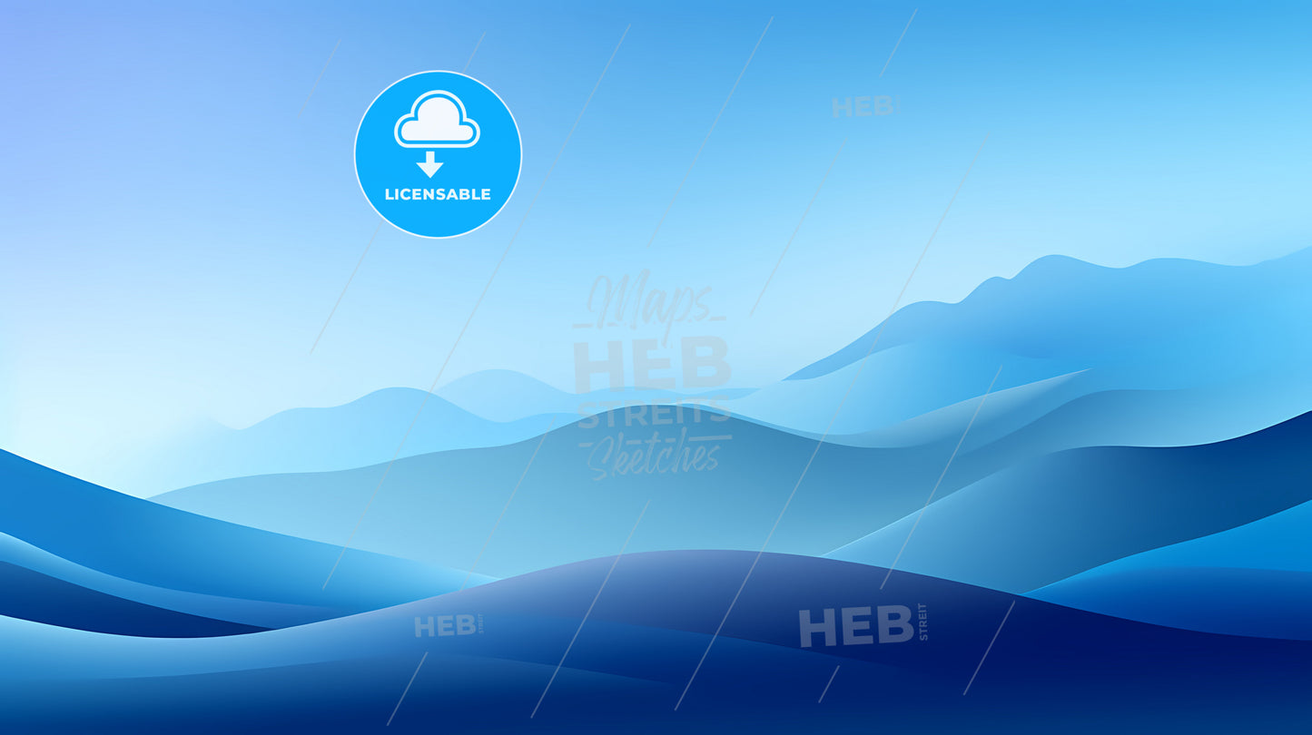 A Blue Hills With Blue Sky