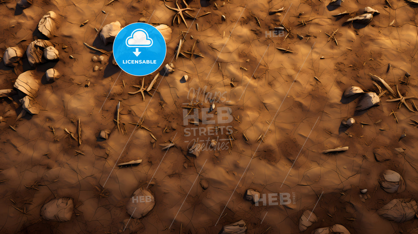 A Close Up Of A Rock