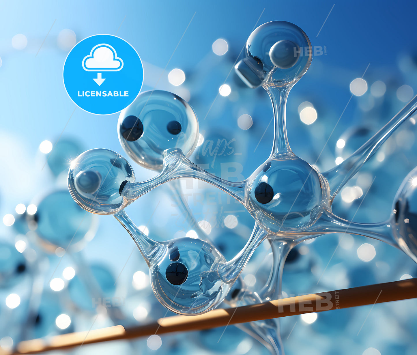 A Close Up Of A Glass Object