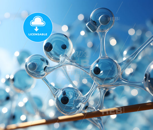 A Close Up Of A Glass Object