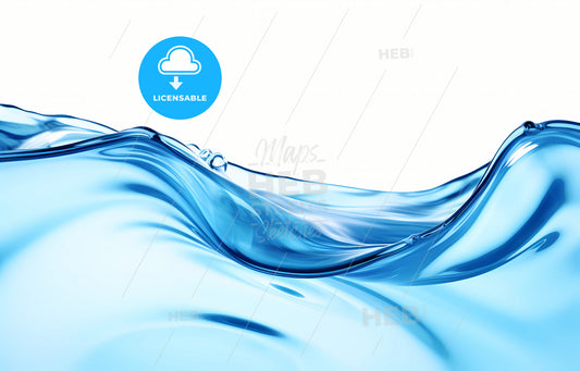 A Close Up Of A Wave Of Water