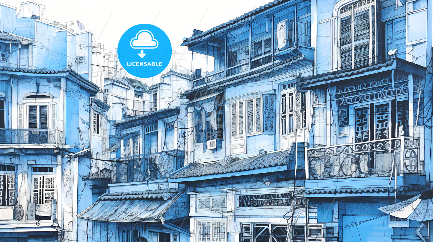 A Blueprint Of A Building