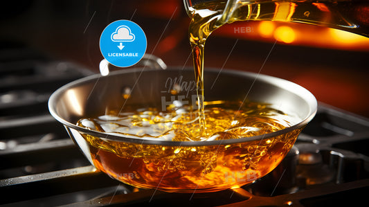 A Close Up Of A Bowl Of Liquid