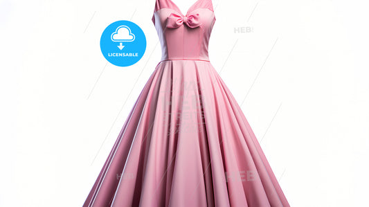 A Pink Dress With A Bow