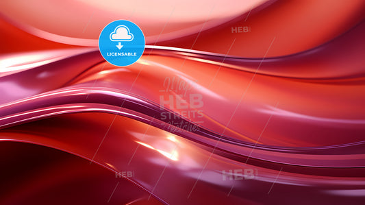 A Red And Pink Wavy Background